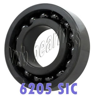 6205 Full Complement Full Ceramic Bearing SIC Silicon Carbide 25x52x15mm - fast shipping 🇺🇸