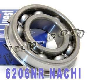 6206NR Nachi Bearing Open C3 Snap Ring Japan 30x62x16 Bearing - fast shipping 🇺🇸