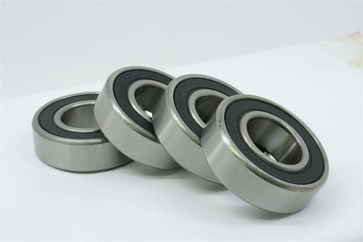 4-Pack 6207-2RS Bearings 35x72x17mm Ball Bearing - fast shipping 🇺🇸