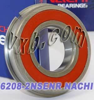 6208-2NSENR Nachi Bearing 40x80x18 Sealed C3 Snap Ring Bearing - fast shipping 🇺🇸