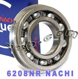 6208NR Nachi Open Bearing C3 Snap Ring Japan 40x80x18mm - fast shipping 🇺🇸