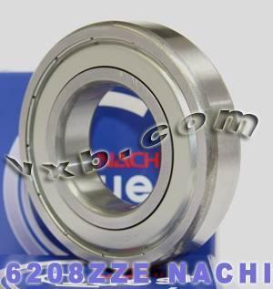 6208ZZE Nachi Bearing 40x80x18 Shielded C3 Japan - fast shipping 🇺🇸