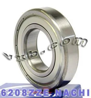 6208ZZE Nachi Bearing 40x80x18 Shielded C3 Japan - fast shipping 🇺🇸
