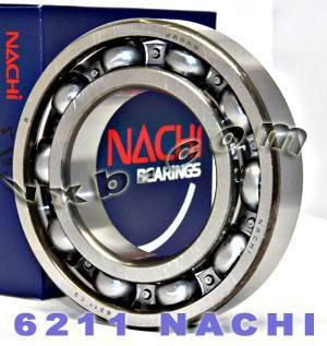 6211 Nachi Bearing Open C3 Japan 55x100x21mm - fast shipping 🇺🇸