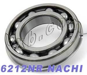 6212NR Nachi Bearing Open C3 60x110x22mm - Snap Ring - Japan - fast shipping 🇺🇸