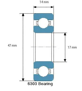 6303 Bearing Deep Groove 6303 - fast shipping 🇺🇸