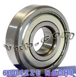 6304ZZE Nachi Bearing Shielded C3 Japan 20x52x15mm - fast shipping 🇺🇸