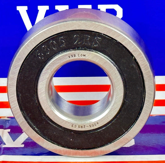 6305-2RS Alternator Bearing 25x62x17 Sealed - fast shipping 🇺🇸