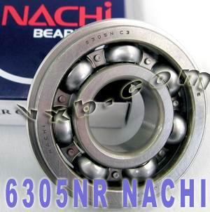 6305NR Nachi Bearing Open Snap Ring Japan 25x62x17mm - fast shipping 🇺🇸