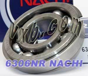 6306NR Nachi Bearing Open C3 Snap Ring Japan 30x72x19 Bearing - fast shipping 🇺🇸