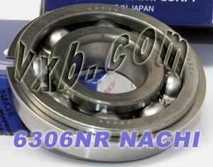 6306NR Nachi Bearing Open C3 Snap Ring Japan 30x72x19 Bearing - fast shipping 🇺🇸