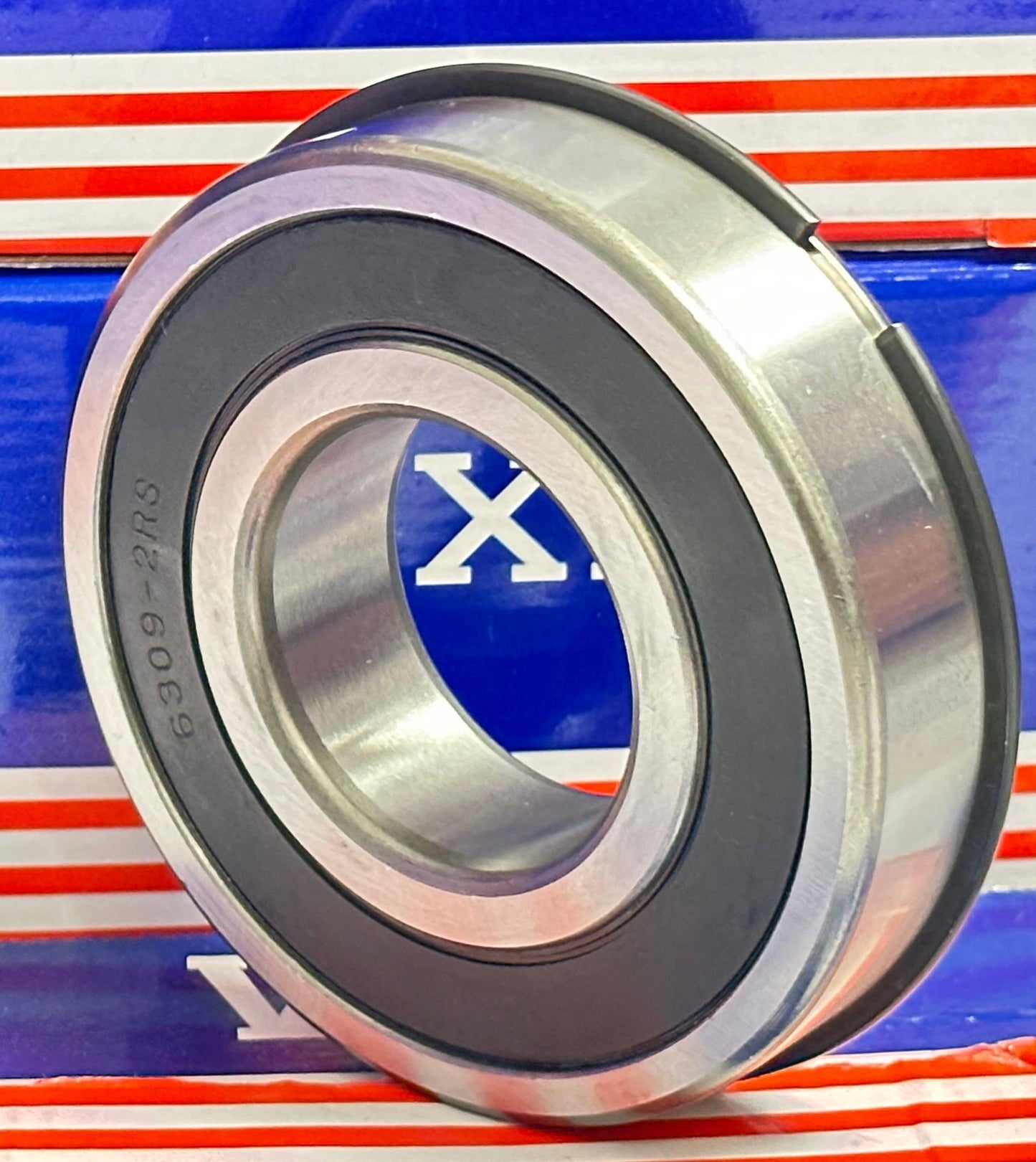6309-2RSNR Sealed Bearing 45x100x25 - Snap Ring - fast shipping 🇺🇸