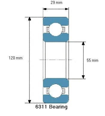 6311 Bearing Deep Groove 6311 - fast shipping 🇺🇸