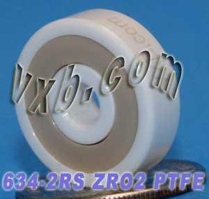 Full Ceramic 634-2RS Bearing 4x16x5 ZrO2 Miniature Sealed Bearing - fast shipping 🇺🇸