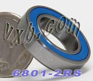 Premium 6801-2RS Ball Bearing 12x21x5mm - Sealed - fast shipping 🇺🇸