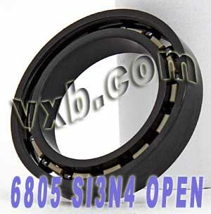 6805 Full Ceramic Open Bearing 25x37x7 Si3N4 - fast shipping 🇺🇸
