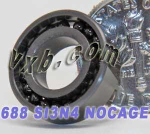 688 Full Complement Full Ceramic Bearing 8x16x5 Si3N4 Miniature Bearing - fast shipping 🇺🇸