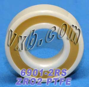 6901-2RS Full Ceramic Sealed Bearing 12x24x6mm ZrO2 - fast shipping 🇺🇸
