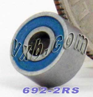 692-2RS Ball Bearing - Sealed - Miniature - 2x6x3mm - fast shipping 🇺🇸