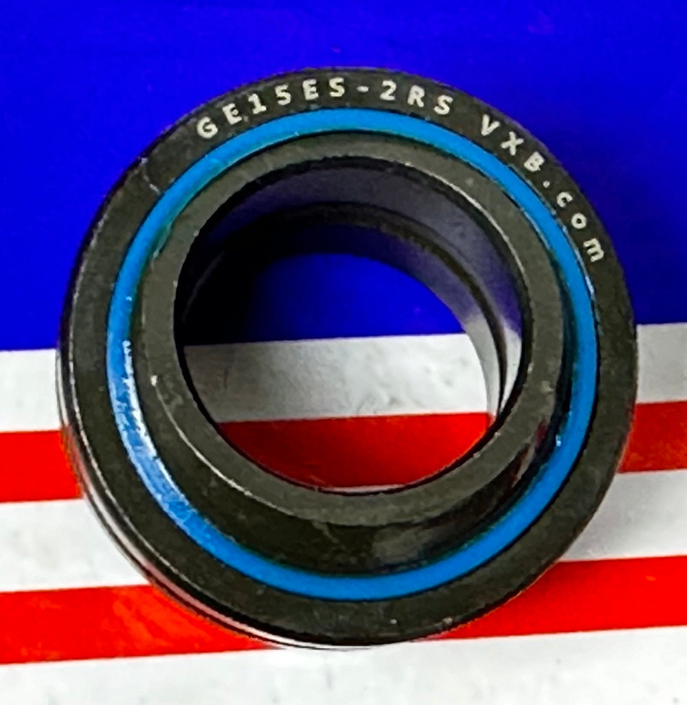 GE15ES-2RS Double Sealed Plain Bearing 15x26x12 Spherical Bearing - fast shipping 🇺🇸