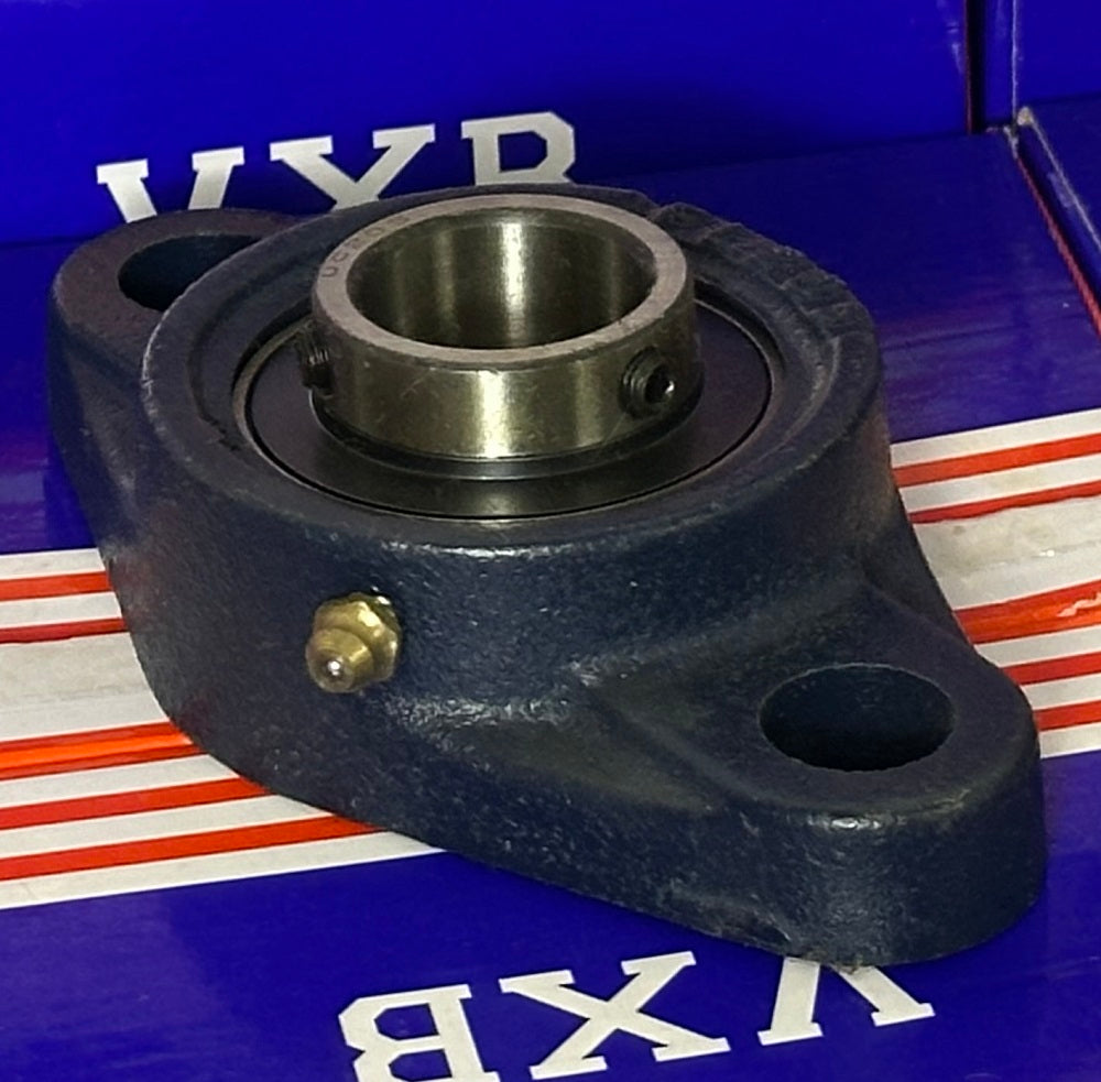 25mm Bearing UCFL205 + 2-Bolt Flanged Cast Housing Mounted Bearing - fast shipping 🇺🇸