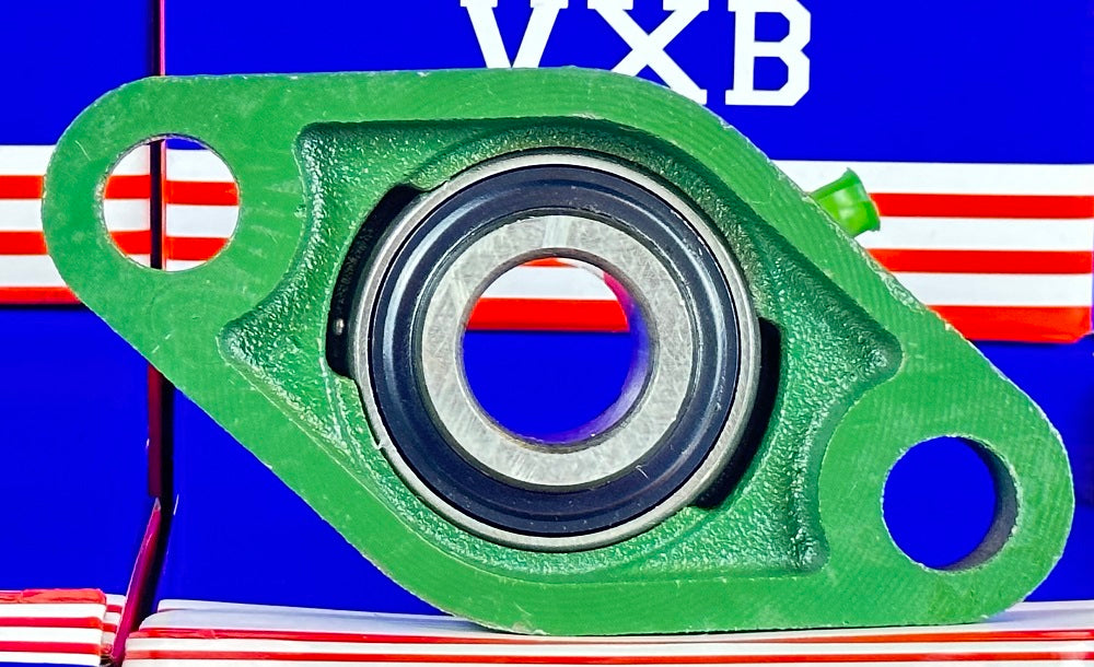 7/8 Bearing UCFL205-14 + 2-Bolt Flanged Housing Mounted Bearing - fast shipping 🇺🇸