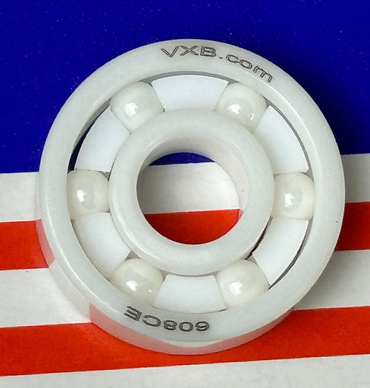 6-Ball 608 Full Ceramic Ball Bearing 8x22x7mm Miniature - fast shipping 🇺🇸