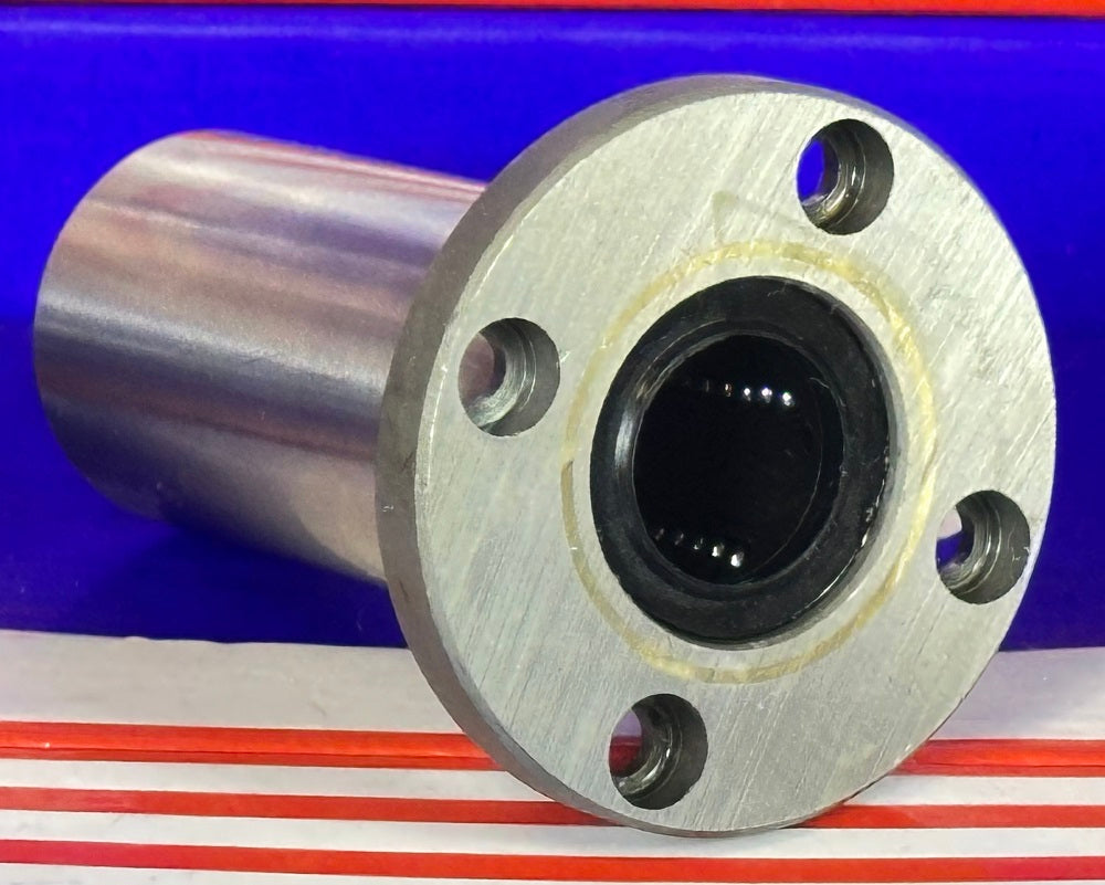 16mm Round Flanged Long Bushing Linear Motion LBF16LUU - fast shipping 🇺🇸