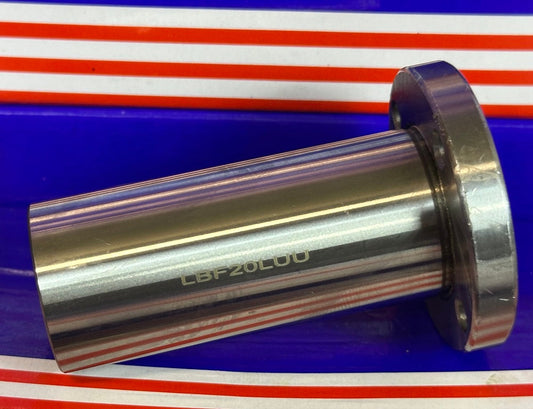 20mm Round Flanged Long Bushing Linear Motion LBF20LUU - fast shipping 🇺🇸