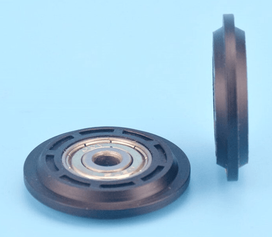 6mm Bore Bearing - 40mm pom plastic roller wheel Miniature Ball Bearing NYLON pulley 6x40x8mm - fast shipping 🇺🇸