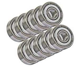 10-Pack 6x10mm - Double Shielded 6x10x3 Miniature Bearing - fast shipping 🇺🇸
