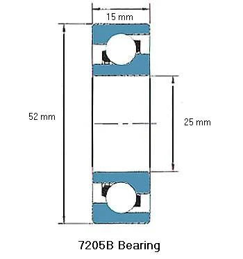 7205B Angular Contact Ball Bearing - fast shipping 🇺🇸