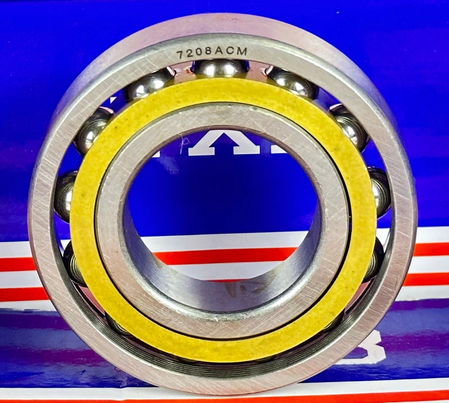 7208ACM Angular Contact bearing Bronze Cage 40x80x18mm - fast shipping 🇺🇸