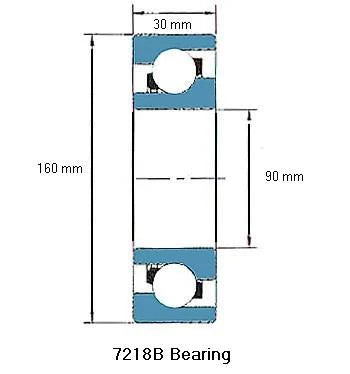 7218B Bearing Angular contact 7218B - fast shipping 🇺🇸