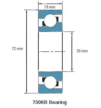 7306B Bearing Angular contact 7306B - fast shipping 🇺🇸