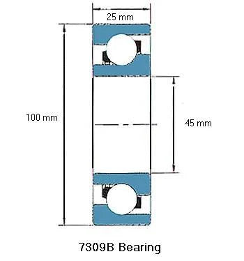 7309B Bearing Angular contact 7309B - fast shipping 🇺🇸