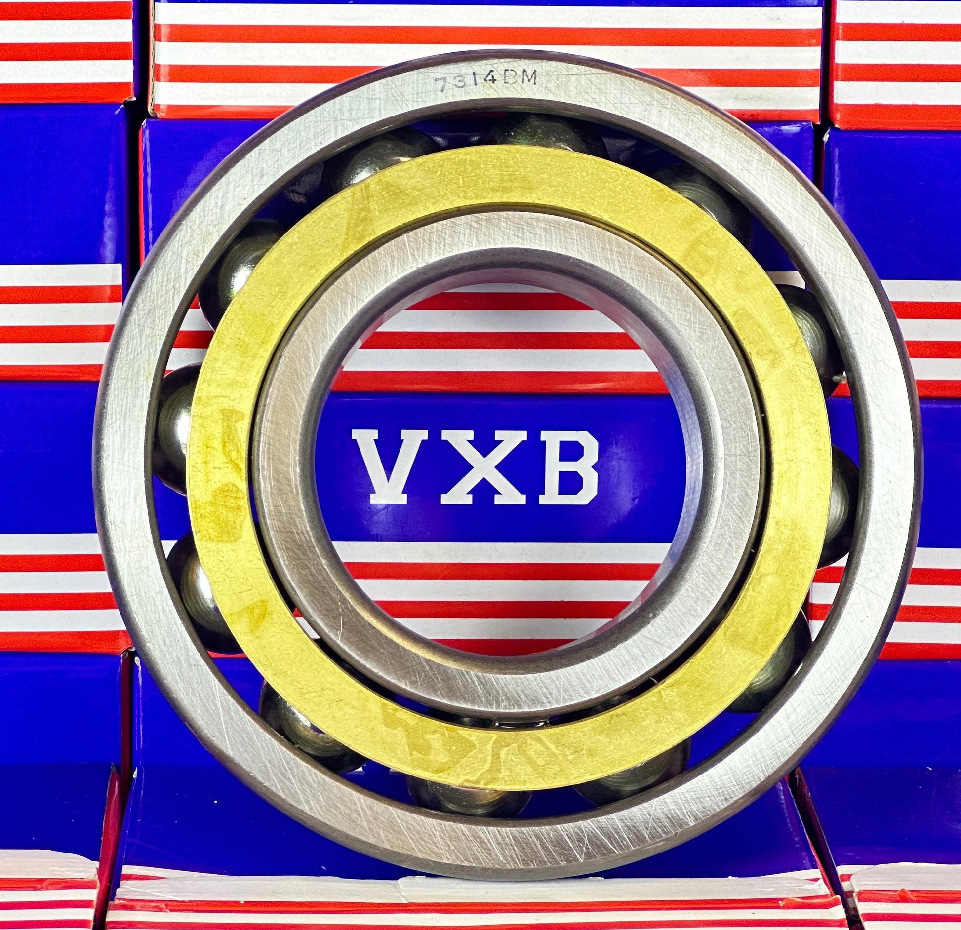 7314BM Angular Contact bearing Bronze Cage 70x150x35 - fast shipping 🇺🇸