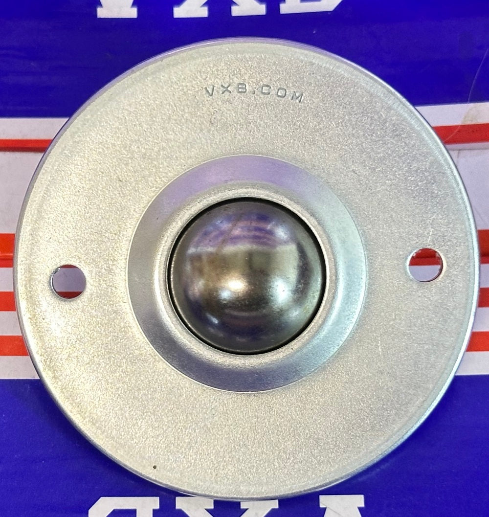 2 Holes Flange Ball Transfer Unit 1 Inch Bore Mounted Surface Bearing - fast shipping 🇺🇸