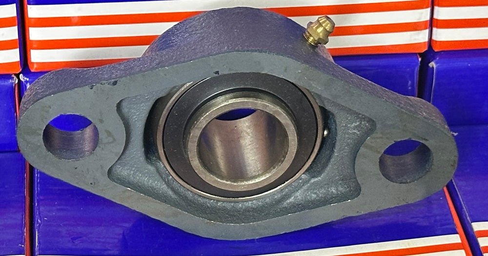 25mm Bearing UCFL205 + 2-Bolt Flanged Cast Housing Mounted Bearing - fast shipping 🇺🇸
