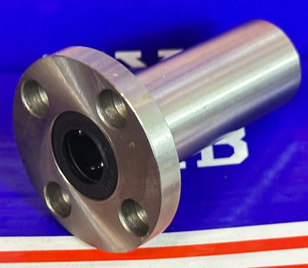 12mm Round Flanged Long Bushing Linear Motion LBF12LUU - fast shipping 🇺🇸