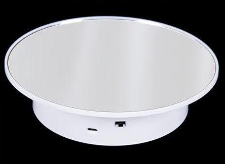 8" Electric Turntable Motorized Rotating Display Stand - White - fast shipping 🇺🇸