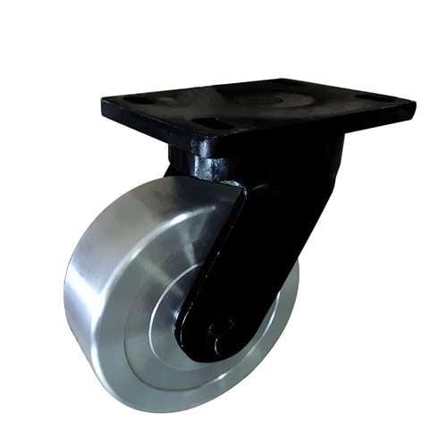 8" Caster Wheel 3307 Lbs - Cast iron PU Top Plate - fast shipping 🇺🇸