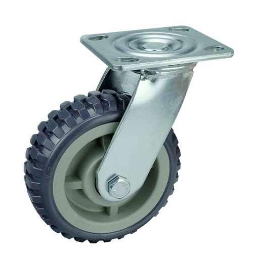 8" Heavy Duty Caster Wheel 661 Lbs - Polypropylene core - PU Top Plate - fast shipping 🇺🇸