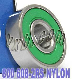 800-Pack Skateboard/in-line/Skate Bearings Nylon Cage Rubber Sealed - fast shipping 🇺🇸