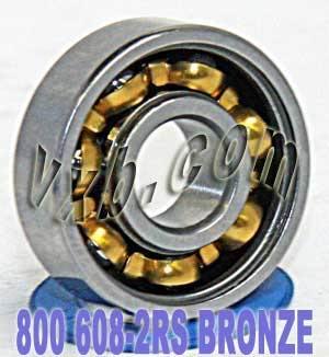 800-Pack Skateboard/in-line/Skate/Fidget Bearings Bronze Cage Sealed - fast shipping 🇺🇸