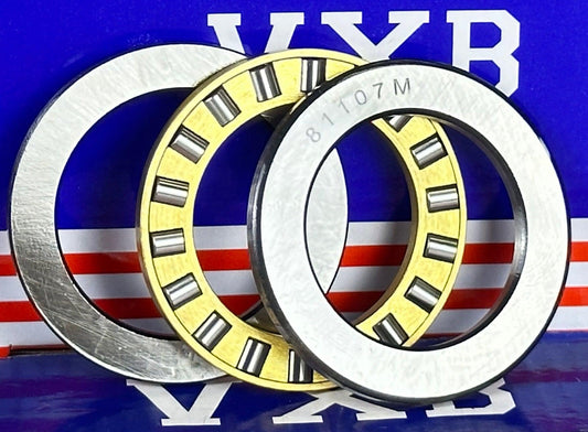 81107M Cylindrical Roller Thrust Bearing 35x52x12mm - Bronze Cage - fast shipping 🇺🇸