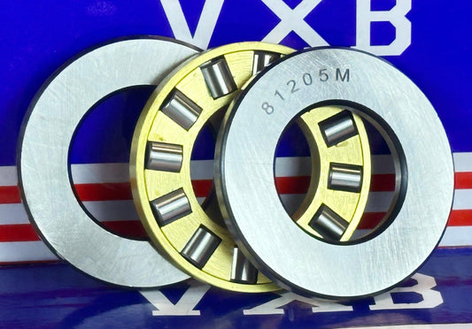 81205M Cylindrical Roller Thrust Bearing 25x47x15mm - Bronze Cage - fast shipping 🇺🇸