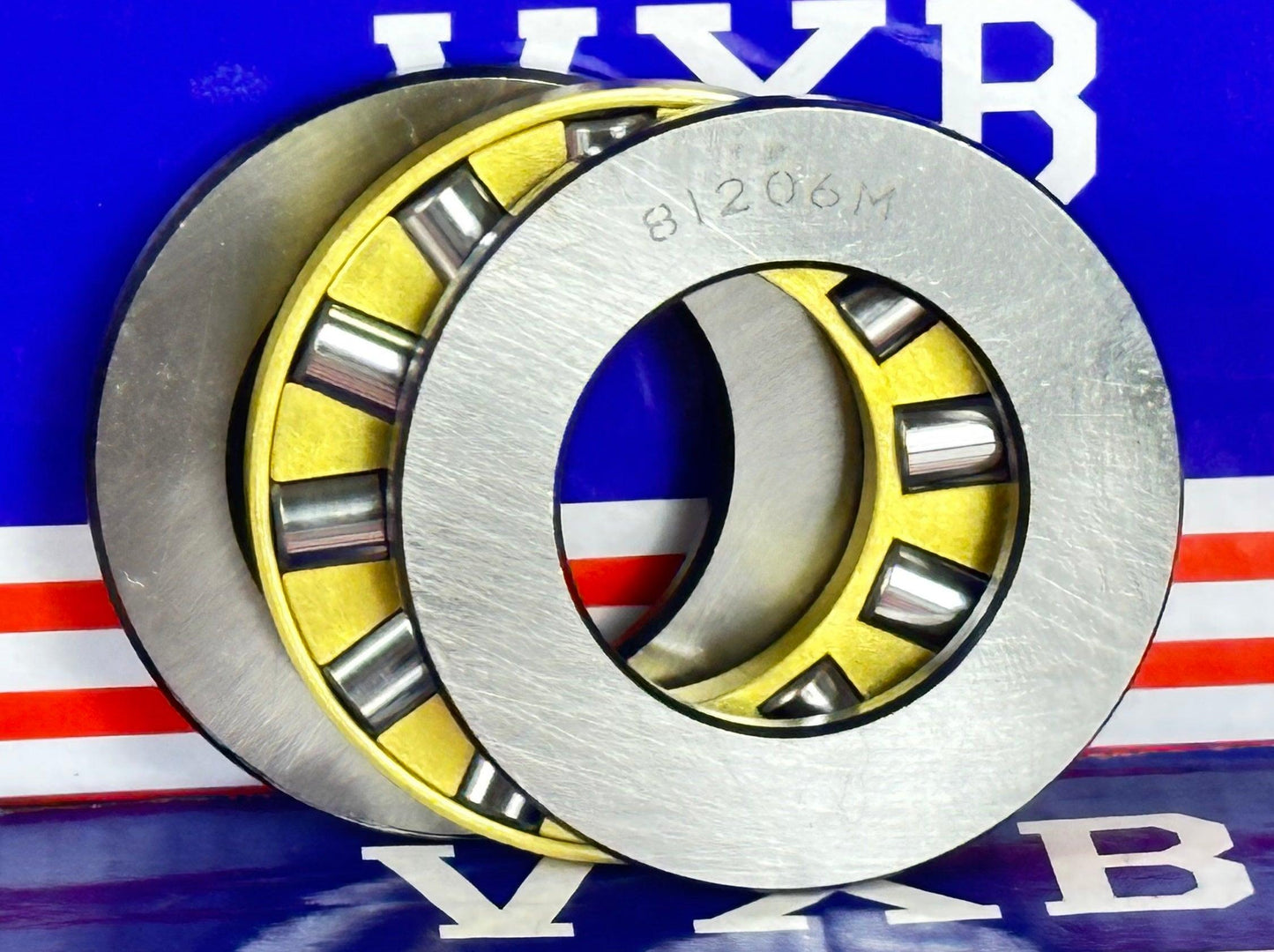 81206M Cylindrical Roller Thrust Bearing 30x52x16mm - Bronze Cage - fast shipping 🇺🇸