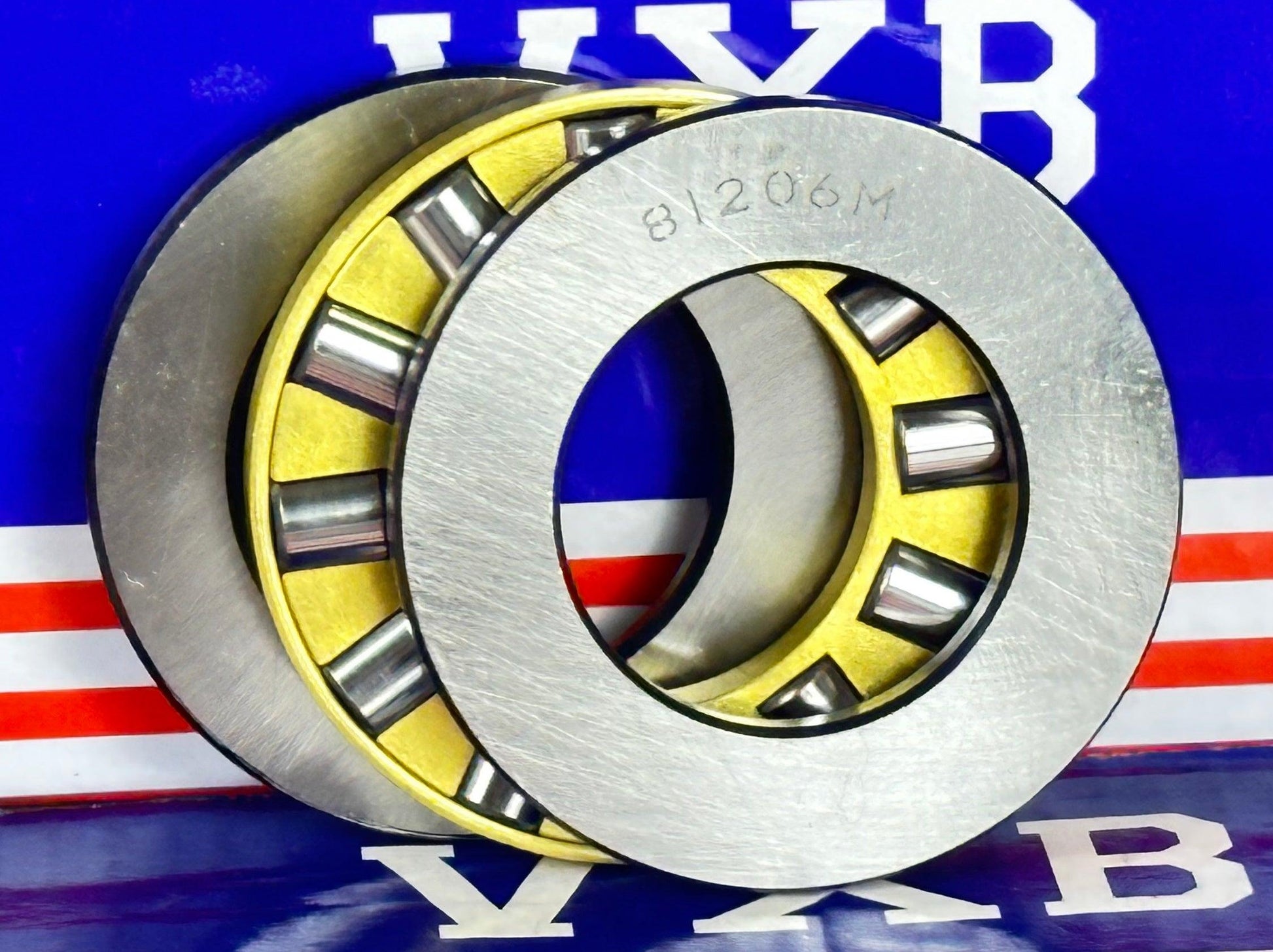 81206M Cylindrical Roller Thrust Bearing 30x52x16mm - Bronze Cage - fast shipping 🇺🇸