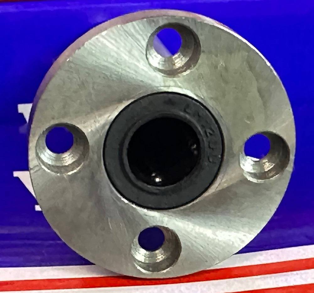 12mm Round Flanged Long Bushing Linear Motion LBF12LUU - fast shipping 🇺🇸